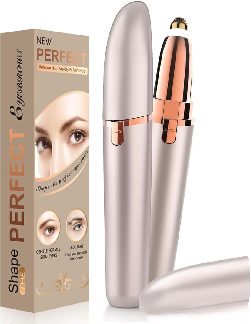 Electric Eyebrow Trimmer for Women — Rechargeable Precision Razor